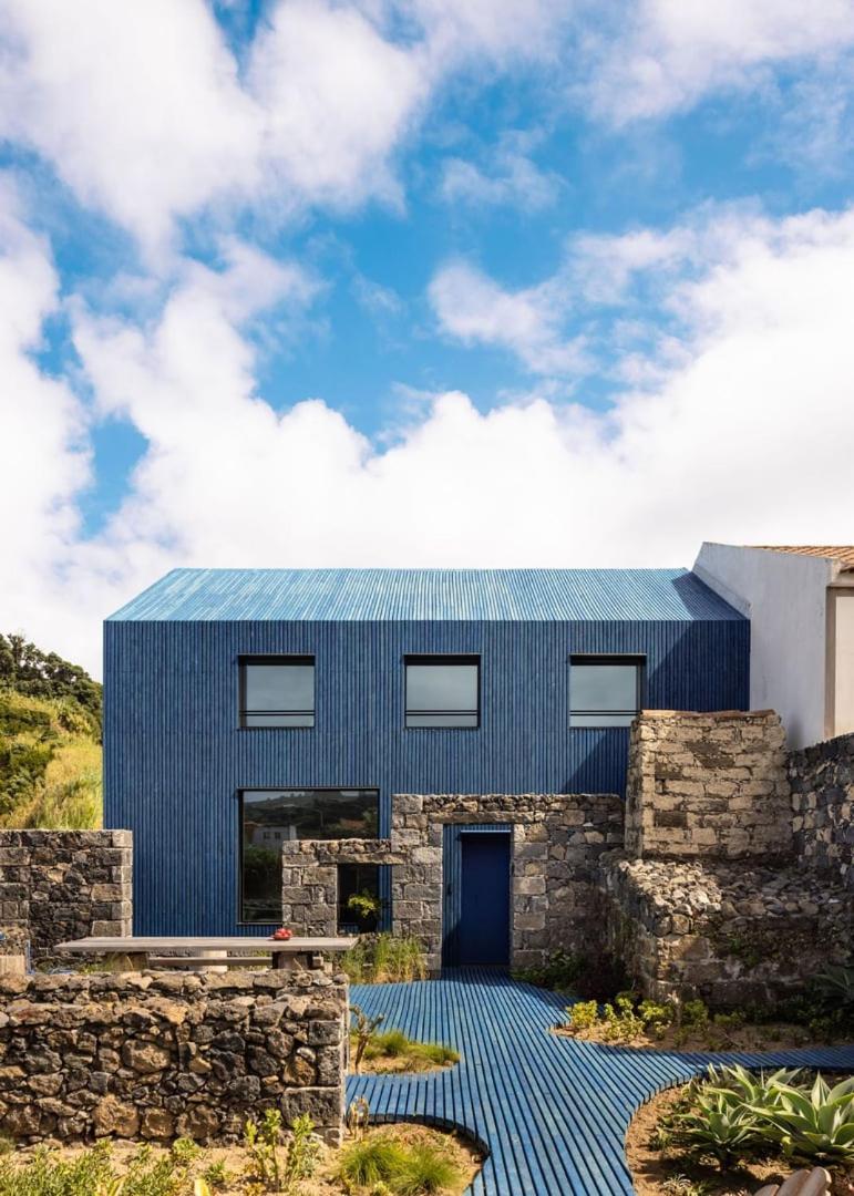The Blue House Azores Капелас Екстериор снимка