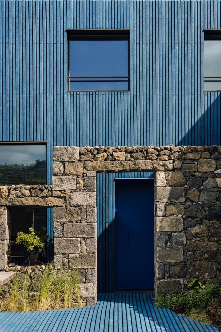 The Blue House Azores Капелас Екстериор снимка
